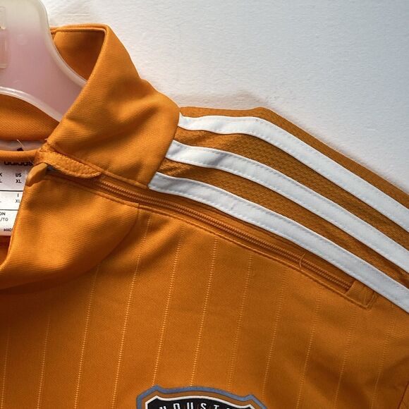 Houston Dynamo Goalie Jersey Shirt Adidas Long Sleeve Orange Size XL - Picture 5 of 7